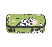 CMJSGG Animal Mignon Vache Vert, Trousse à Crayons, Trousse à Crayons, Trousse à Crayons de Grande capacité, Trousse à cosmétiques