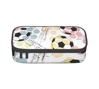 CMJSGG Aquarelle De Football De Football, Trousse à Crayons, Trousse à Crayons, Trousse à Crayons de Grande capacité, Trousse à cosmétiques