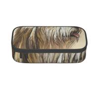 CMJSGG Art de Chien Petite Basset Griffon Vendéen, Trousse à Crayons, Trousse à Crayons, Trousse à Crayons de Grande capacité, Trousse à cosmétiques