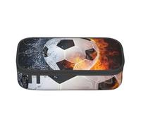 CMJSGG Ballon De Football sur l'eau De Feu, Trousse à Crayons, Trousse à Crayons, Trousse à Crayons de Grande capacité, Trousse à cosmétiques