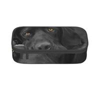 CMJSGG Black Lab Labrador Chien Chiot Chien Mignon, Trousse à Crayons, Trousse à Crayons, Trousse à Crayons de Grande capacité, Trousse à cosmétiques