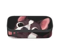 CMJSGG Boston Terrier Nature, Trousse à Crayons, Trousse à Crayons, Trousse à Crayons de Grande capacité, Trousse à cosmétiques