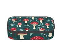 CMJSGG Champignons Rouges, Trousse à Crayons, Trousse à Crayons, Trousse à Crayons de Grande capacité, Trousse à cosmétiques