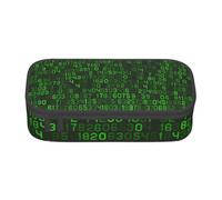 CMJSGG Code Informatique décimal Vert du Programmeur, Trousse à Crayons, Trousse à Crayons, Trousse à Crayons de Grande capacité, Trousse à cosmétiques