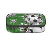 CMJSGG Conception de Trous de Ballon de Football, Trousse à Crayons, Trousse à Crayons, Trousse à Crayons de Grande capacité, Trousse à cosmétiques