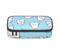 CMJSGG Dents De Dessin Animé Mignon, Trousse à Crayons, Trousse à Crayons, Trousse à Crayons de Grande capacité, Trousse à cosmétiques