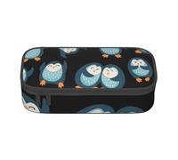 CMJSGG Dessin animé de Pingouins à Motifs, Trousse à Crayons, Trousse à Crayons, Trousse à Crayons de Grande capacité, Trousse à cosmétiques