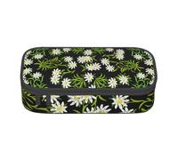 CMJSGG Edelweiss Alpin Suisse Floral, Trousse à Crayons, Trousse à Crayons, Trousse à Crayons de Grande capacité, Trousse à cosmétiques