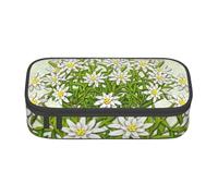 CMJSGG Edelweiss Fleurs de Montagne suisses, Trousse à Crayons, Trousse à Crayons, Trousse à Crayons de Grande capacité, Trousse à cosmétiques