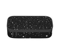 CMJSGG Espace étoiles Noir et Blanc sans Couture, Trousse à Crayons, Trousse à Crayons, Trousse à Crayons de Grande capacité, Trousse à cosmétiques