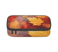 CMJSGG Feuilles d'automne Qui Tombent sur la rivière (2), Trousse à Crayons, Trousse à Crayons, Trousse à Crayons de Grande capacité, Trousse à cosmétiques