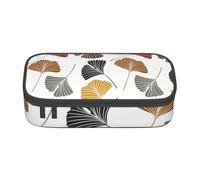 CMJSGG Feuilles de Ginkgo, Trousse à Crayons, Trousse à Crayons, Trousse à Crayons de Grande capacité, Trousse à cosmétiques