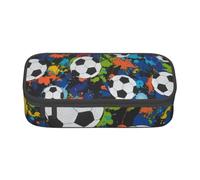 CMJSGG Football, Sport, Ballon, Athlétique, Trousse à Crayons, Trousse à Crayons, Trousse à Crayons de Grande capacité, Trousse à cosmétiques