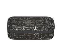 CMJSGG Formules scientifiques dessinées à la Main sur Un Tableau pour Le Fond, Trousse à Crayons, Trousse à Crayons, Trousse à Crayons de Grande capacité, Trousse à cosmétiques