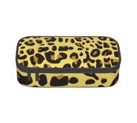 CMJSGG Guépard Léopard Jaune, Trousse à Crayons, Trousse à Crayons, Trousse à Crayons de Grande capacité, Trousse à cosmétiques
