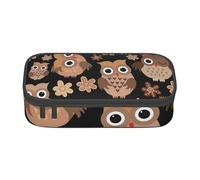 CMJSGG Hibou Mignon, Trousse à Crayons, Trousse à Crayons, Trousse à Crayons de Grande capacité, Trousse à cosmétiques