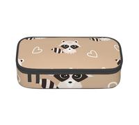 CMJSGG Impression Animale Mignonne de Raton Laveur, Trousse à Crayons, Trousse à Crayons, Trousse à Crayons de Grande capacité, Trousse à cosmétiques