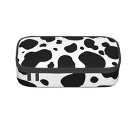 CMJSGG Impression de Vache à Lait en Peau de Vache, Trousse à Crayons, Trousse à Crayons, Trousse à Crayons de Grande capacité, Trousse à cosmétiques