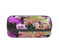 CMJSGG Impression d'orchidées, Trousse à Crayons, Trousse à Crayons, Trousse à Crayons de Grande capacité, Trousse à cosmétiques