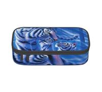 CMJSGG Imprimer Tigre Maman et Fils, Trousse à Crayons, Trousse à Crayons, Trousse à Crayons de Grande capacité, Trousse à cosmétiques