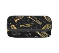 CMJSGG Instruments de Musique Impression Classique, Trousse à Crayons, Trousse à Crayons, Trousse à Crayons de Grande capacité, Trousse à cosmétiques