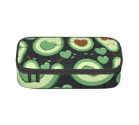 CMJSGG Joli Modèle sans Couture Coeur Avocat, Trousse à Crayons, Trousse à Crayons, Trousse à Crayons de Grande capacité, Trousse à cosmétiques