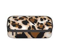 CMJSGG Léopard Guépard Léopard Amour, Trousse à Crayons, Trousse à Crayons, Trousse à Crayons de Grande capacité, Trousse à cosmétiques