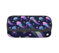 CMJSGG Les méduses Brillent dans Le Noir, Trousse à Crayons, Trousse à Crayons, Trousse à Crayons de Grande capacité, Trousse à cosmétiques
