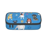 CMJSGG Modèle Mignon de Chien du Labrador, Trousse à Crayons, Trousse à Crayons, Trousse à Crayons de Grande capacité, Trousse à cosmétiques