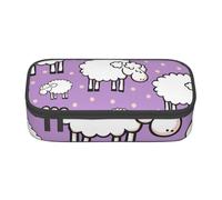 CMJSGG Modèle Mignon de Mouton de Dessin animé, Trousse à Crayons, Trousse à Crayons, Trousse à Crayons de Grande capacité, Trousse à cosmétiques