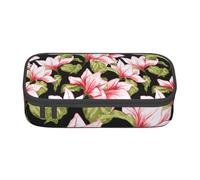 CMJSGG Modèle sans Couture avec Fleur De Magnolia, Trousse à Crayons, Trousse à Crayons, Trousse à Crayons de Grande capacité, Trousse à cosmétiques