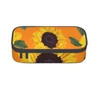 CMJSGG Modèle sans Couture de Tournesol, Trousse à Crayons, Trousse à Crayons, Trousse à Crayons de Grande capacité, Trousse à cosmétiques