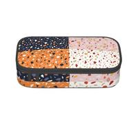 CMJSGG Modèles de terrazzo vectoriels sans Couture, Trousse à Crayons, Trousse à Crayons, Trousse à Crayons de Grande capacité, Trousse à cosmétiques