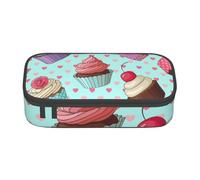 CMJSGG Motif de Cupcake imprimé, Trousse à Crayons, Trousse à Crayons, Trousse à Crayons de Grande capacité, Trousse à cosmétiques