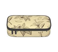 CMJSGG Motif Floral de Fleurs rétro Vintage, Trousse à Crayons, Trousse à Crayons, Trousse à Crayons de Grande capacité, Trousse à cosmétiques