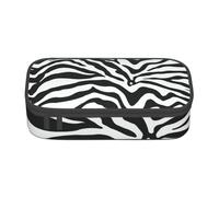 CMJSGG Motif zèbre Blanc Noir, Trousse à Crayons, Trousse à Crayons, Trousse à Crayons de Grande capacité, Trousse à cosmétiques