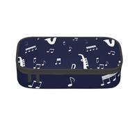 CMJSGG Notes de Musique Saxophones, Trousse à Crayons, Trousse à Crayons, Trousse à Crayons de Grande capacité, Trousse à cosmétiques