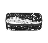 CMJSGG Notes de Musique Volantes Touches de Piano Musical, Trousse à Crayons, Trousse à Crayons, Trousse à Crayons de Grande capacité, Trousse à cosmétiques