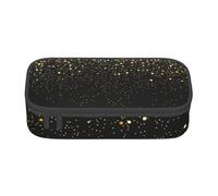 CMJSGG Or Paillettes Noir Cool Moderne, Trousse à Crayons, Trousse à Crayons, Trousse à Crayons de Grande capacité, Trousse à cosmétiques