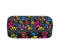 CMJSGG Patte de Chien colorée, Trousse à Crayons, Trousse à Crayons, Trousse à Crayons de Grande capacité, Trousse à cosmétiques