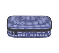 CMJSGG Programmeur Code Informatique Binaire Violet, Trousse à Crayons, Trousse à Crayons, Trousse à Crayons de Grande capacité, Trousse à cosmétiques