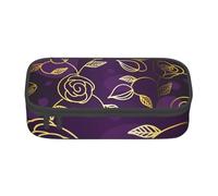 CMJSGG Rose Or-Violet, Trousse à Crayons, Trousse à Crayons, Trousse à Crayons de Grande capacité, Trousse à cosmétiques
