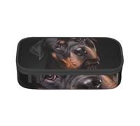 CMJSGG Rottweiler - Aimer, confiant et fidèle, Trousse à Crayons, Trousse à Crayons, Trousse à Crayons de Grande capacité, Trousse à cosmétiques
