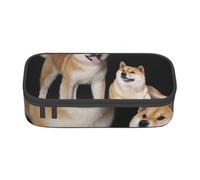 CMJSGG Shiba InuAkita Inu, Trousse à Crayons, Trousse à Crayons, Trousse à Crayons de Grande capacité, Trousse à cosmétiques