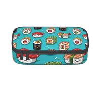 CMJSGG Sushis Kawaii Mignons, Trousse à Crayons, Trousse à Crayons, Trousse à Crayons de Grande capacité, Trousse à cosmétiques