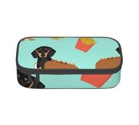 CMJSGG Teckel de Chien de Saucisse, Trousse à Crayons, Trousse à Crayons, Trousse à Crayons de Grande capacité, Trousse à cosmétiques