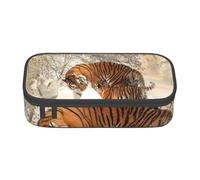 CMJSGG Tigre bébé Tigerfamille Jeune, Trousse à Crayons, Trousse à Crayons, Trousse à Crayons de Grande capacité, Trousse à cosmétiques