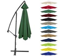 CMJYMX Auvent Parasol De Rechange 200CM 2.7M 300CM (6 Baleines/8 Baleines) Toile De Rechange Housse De Parapluie pour Terrasse/Jardin/Piscine Housse Déporté(Color:Green,Size:8 ribs-3m(9.8ft))