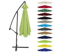 CMJYMX Auvent Parasol De Rechange 200CM 2.7M 300CM (6 Baleines/8 Baleines) Toile De Rechange Housse De Parapluie pour Terrasse/Jardin/Piscine Housse Déporté(Color:Grass Green,Size:6 ribs-3m(9.8ft))