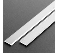 CMJYMX Bande De Séparation De Porte De Sol 90 Cm, Profilé De Transition, Seuil Bande Idéal pour des Transitions Harmonieuses Et des Finitions Professionnelles(White,6.0cm/2.36in)